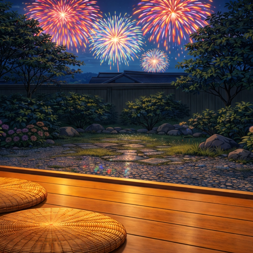 「ひぐらしの鳴く夕暮れ」ノスタルジー和風背景集