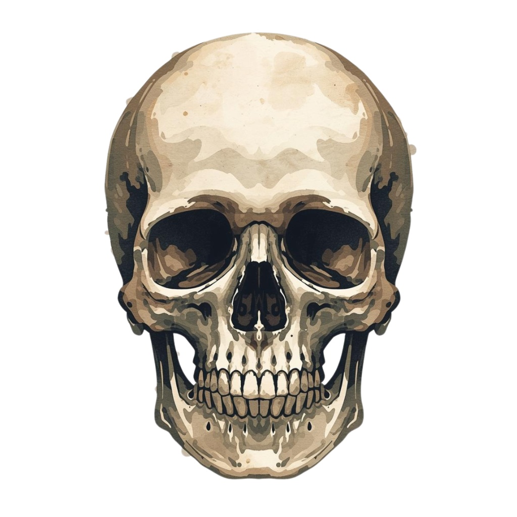 水彩レトロ ハロウィンクリップアートセット PNG | ゴースト・かぼちゃ・キャンディ・スパイダーなど全12種類