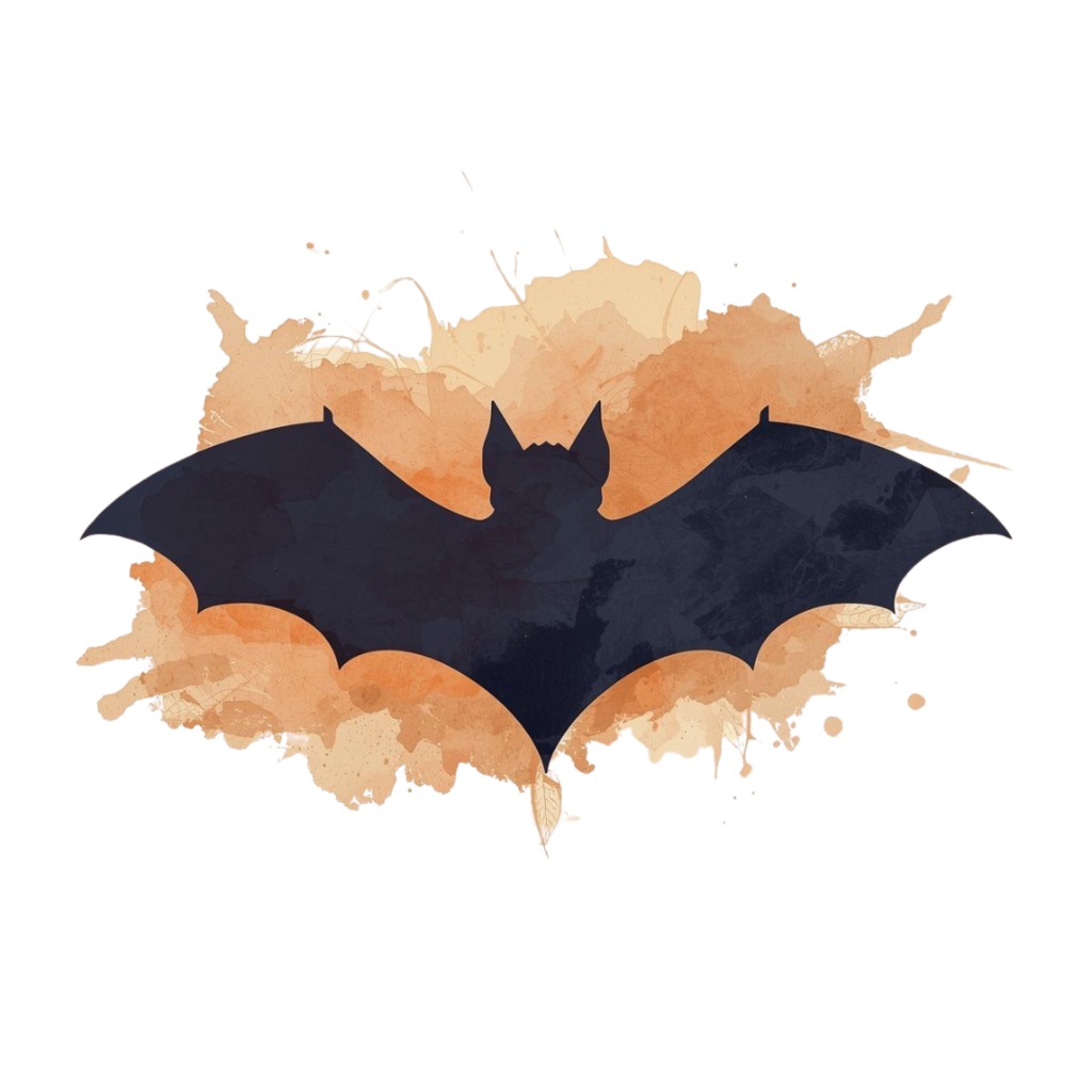 水彩レトロ ハロウィンクリップアートセット PNG | ゴースト・かぼちゃ・キャンディ・スパイダーなど全12種類