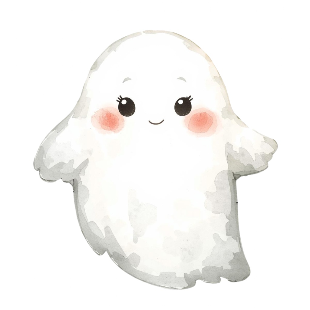 【子供版】 ハロウィン(ハローウィン)クリップアートセット PNG | ゴースト・かぼちゃ・キャンディなど全9種類