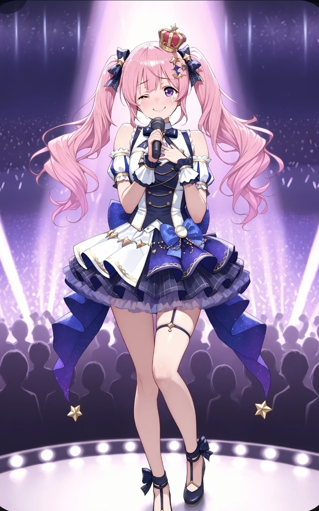 【公式ビジュアル素材】星宮みらい|ステージデビューver.(高解像度イラスト)