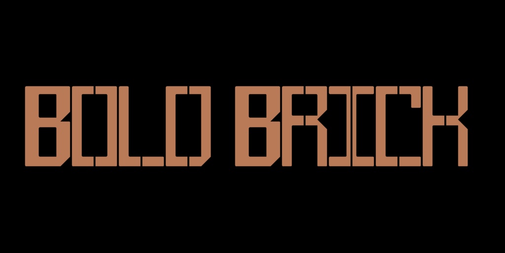 フォントデータ”Bold Brick”
