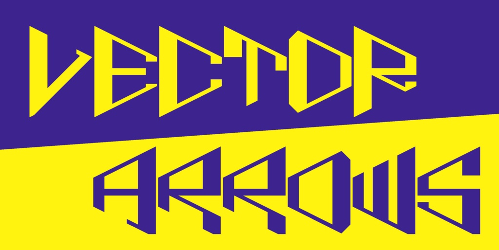 フォントデータ”Booster Vector” ”Backwards Vector”セット