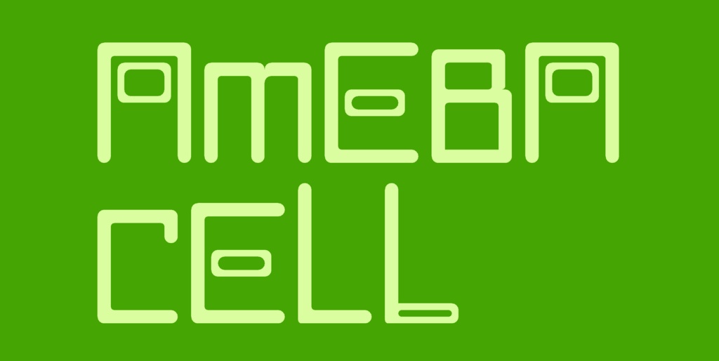 フォントデータ”Ameba Cell”