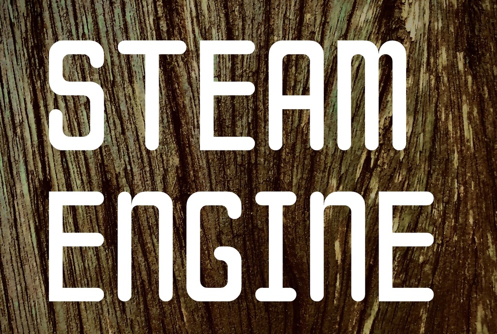 フォントデータ”Steam Engine”