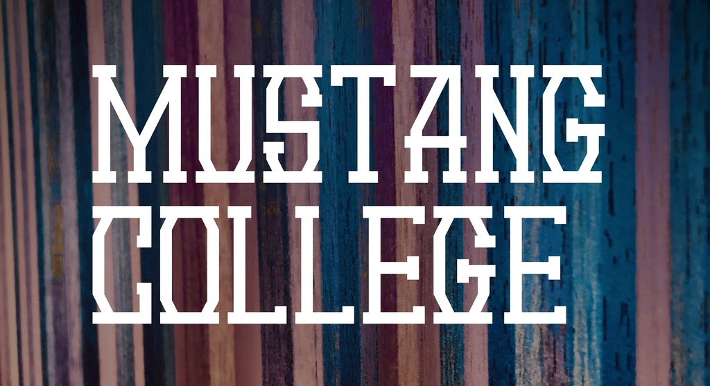 フォントデータ”Mustang College”
