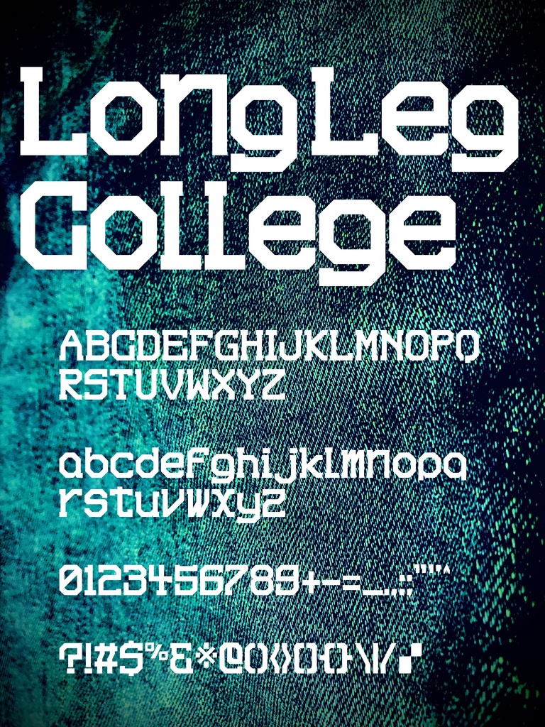 カレッジ調フォントデータ3種詰め合わせセット