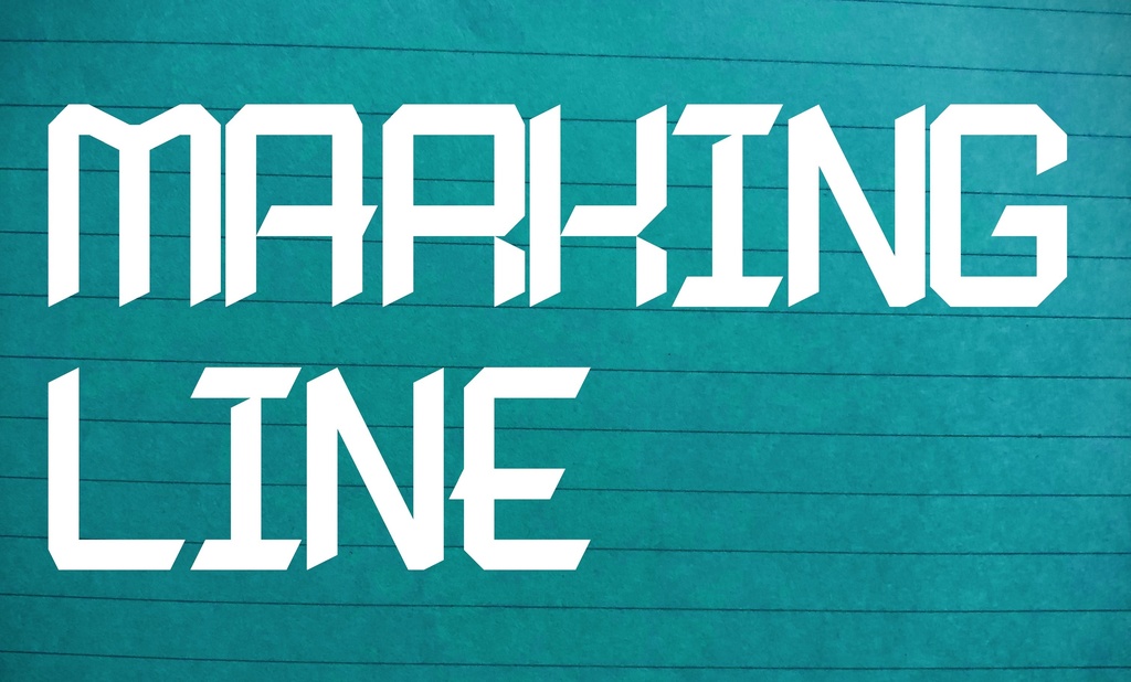 フォントデータ”Marking Line”