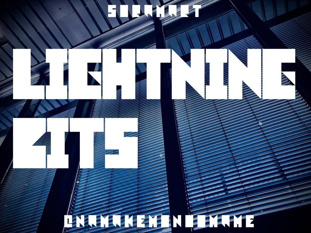 フォントデータ”Lightning Bits”