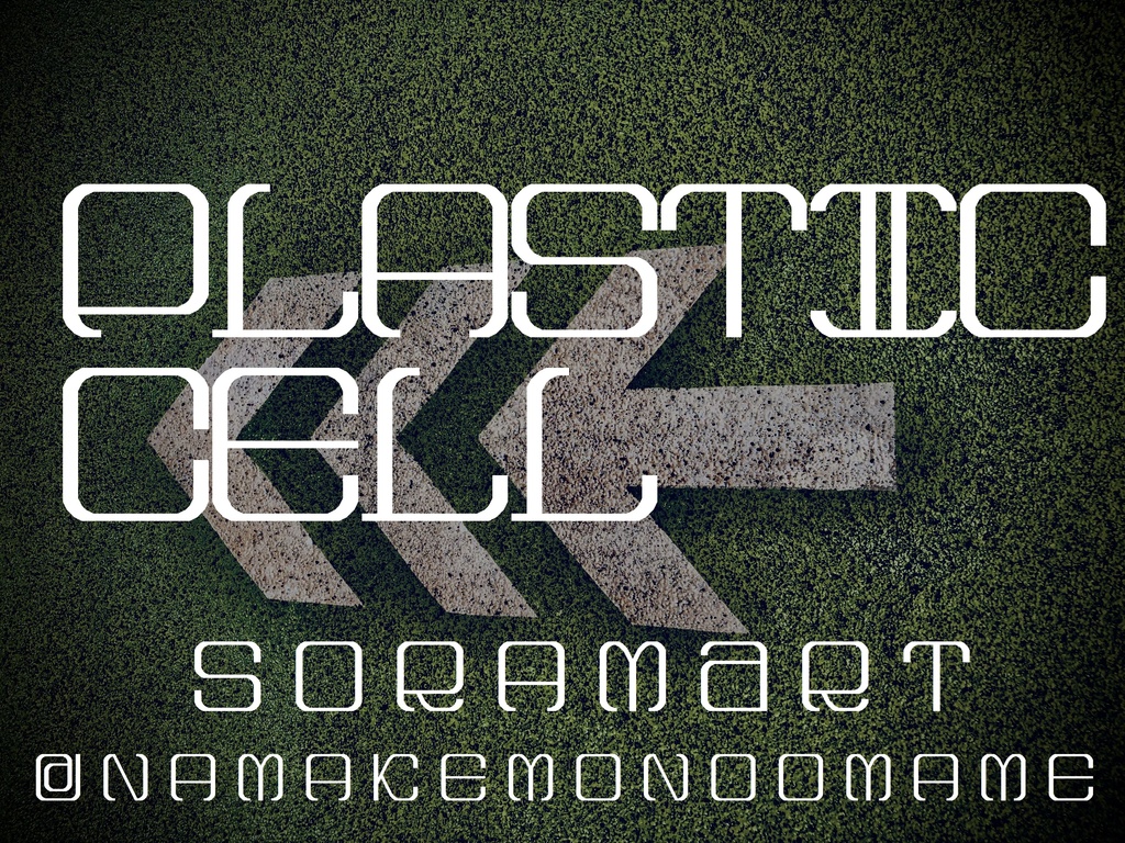 フォントデータ”Plastic Cell”