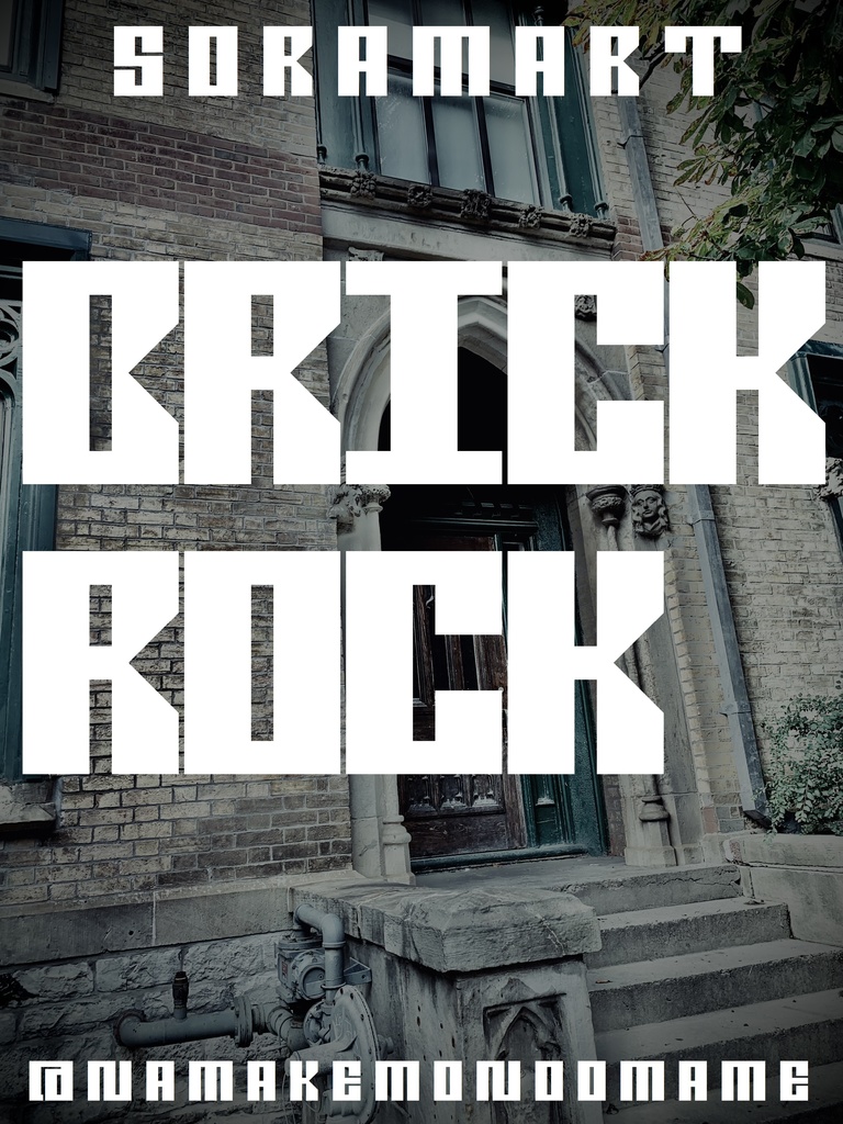 フォントデータ”BRICK ROCK”