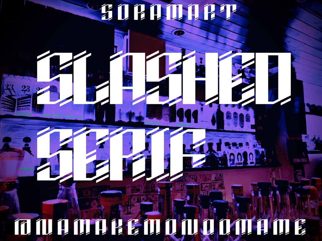 フォントデータ"Slashed Serif"