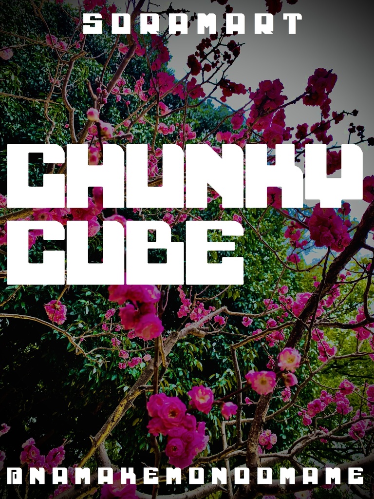 フォントデータ”Chunky Cube”