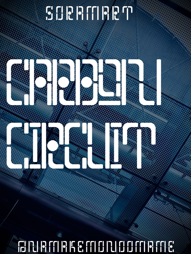 フォントデータ”Carbon Circuit”