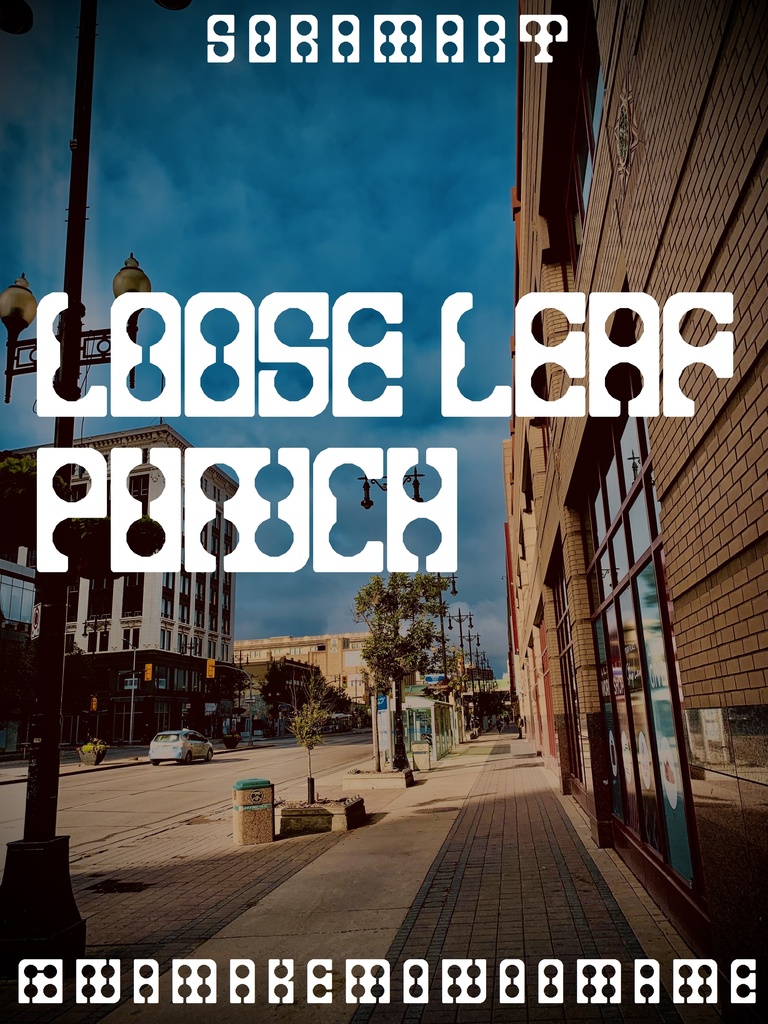 フォントデータ”Loose leaf Punch”