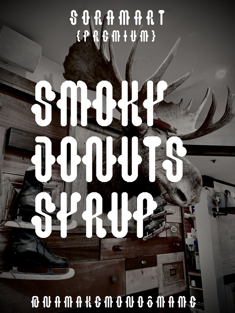フォントデータ”Smoky Donuts Syrup”