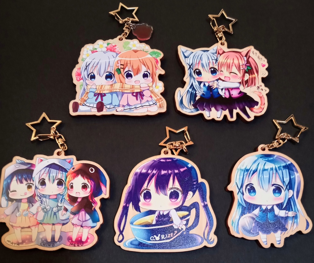 ごちうさ★木製キーホルダー 11種類