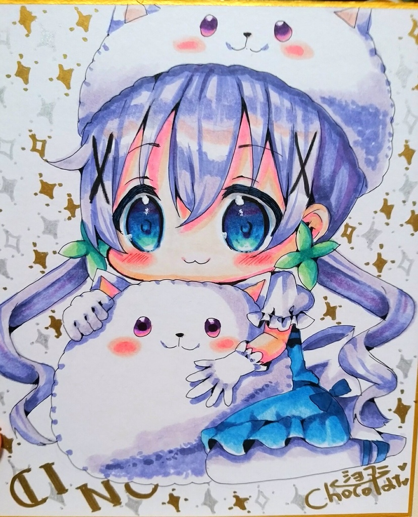 魔法少女チノちゃん 直筆色紙 ごちうさ ももいろピアノwebshop Booth