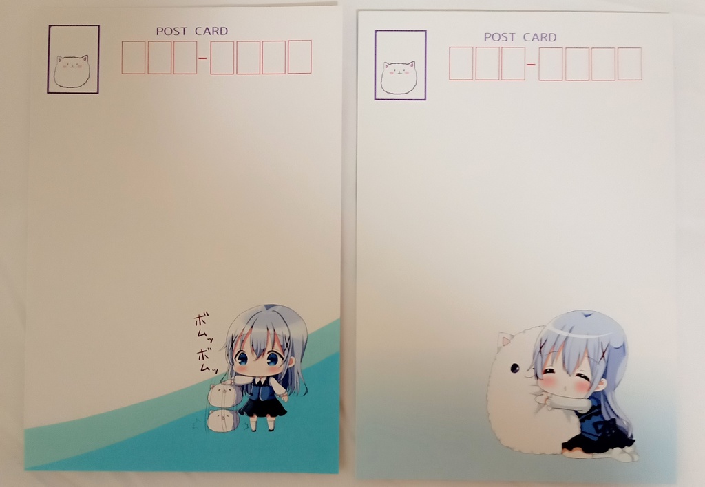 両面印刷ポストカード 2枚セット