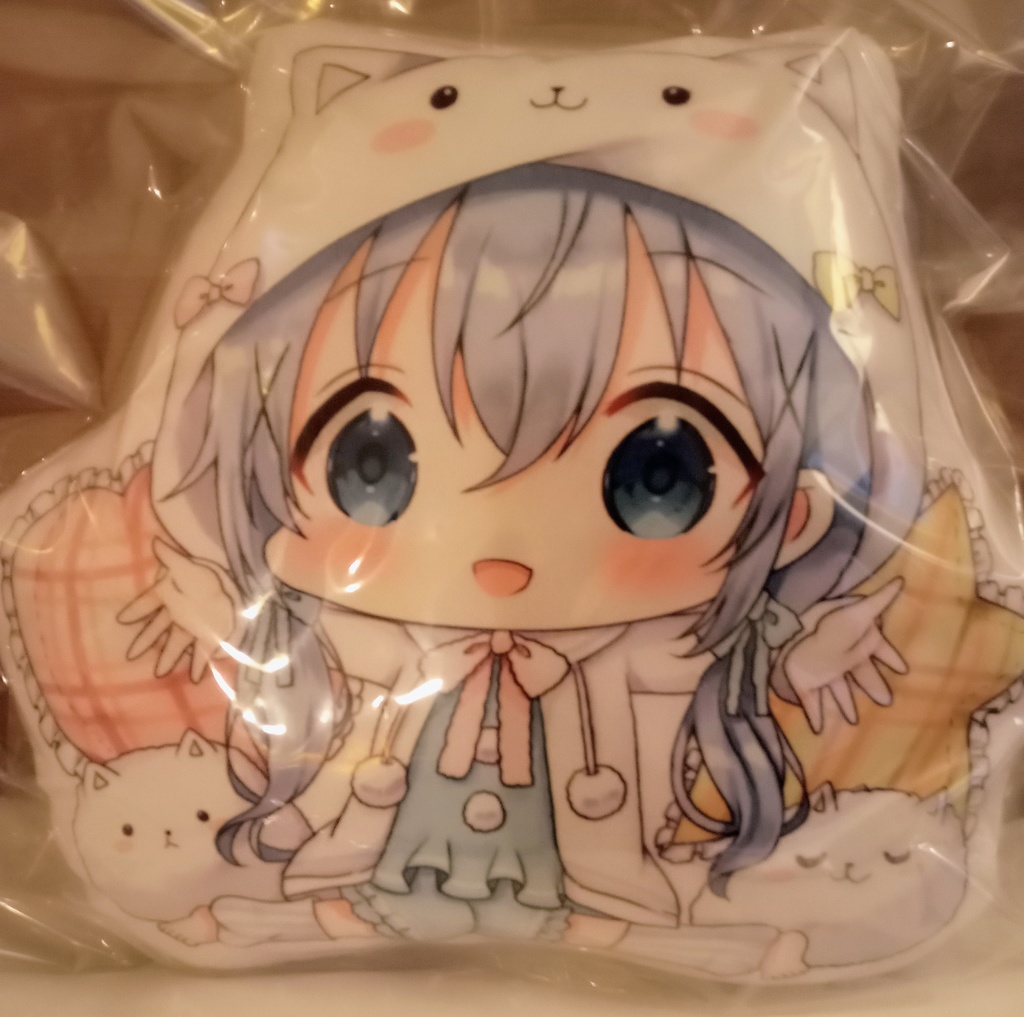 チノちゃんダイカットもふもふクッション