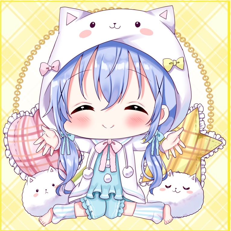 チノちゃんダイカットもふもふクッション