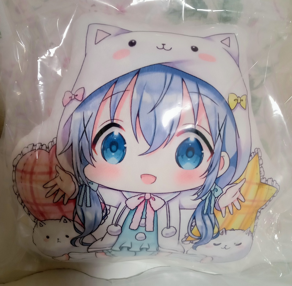 チノちゃんダイカットもふもふクッション