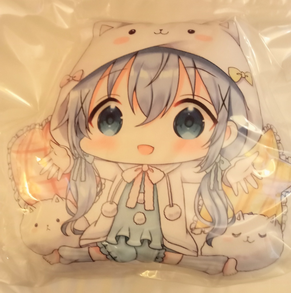 チノちゃんダイカットもふもふクッション