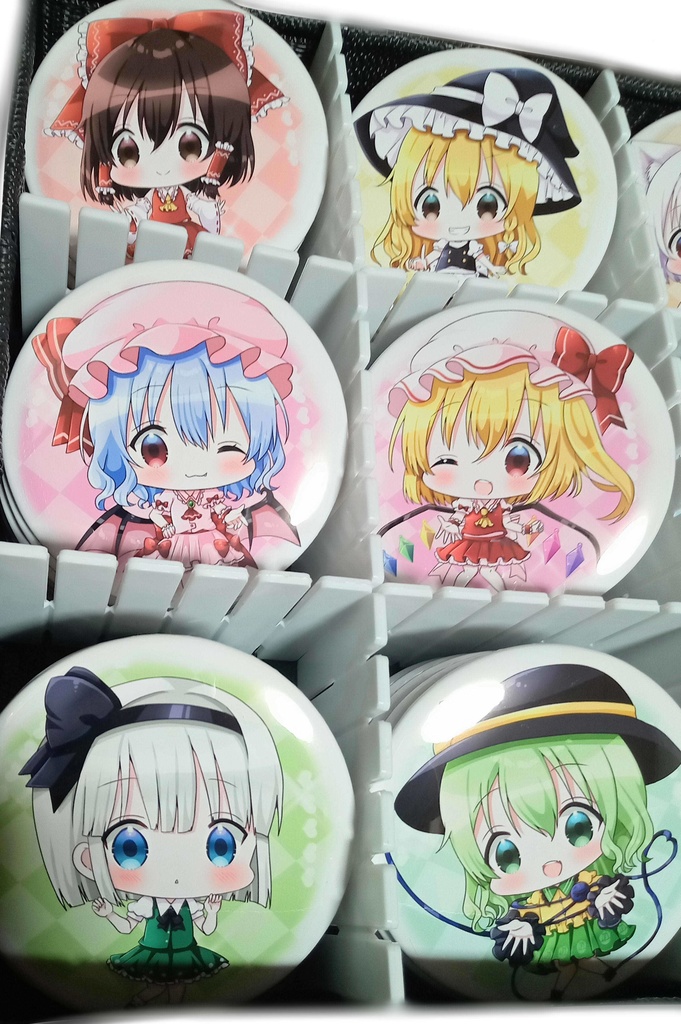 東方★でか缶バッジ 10種類