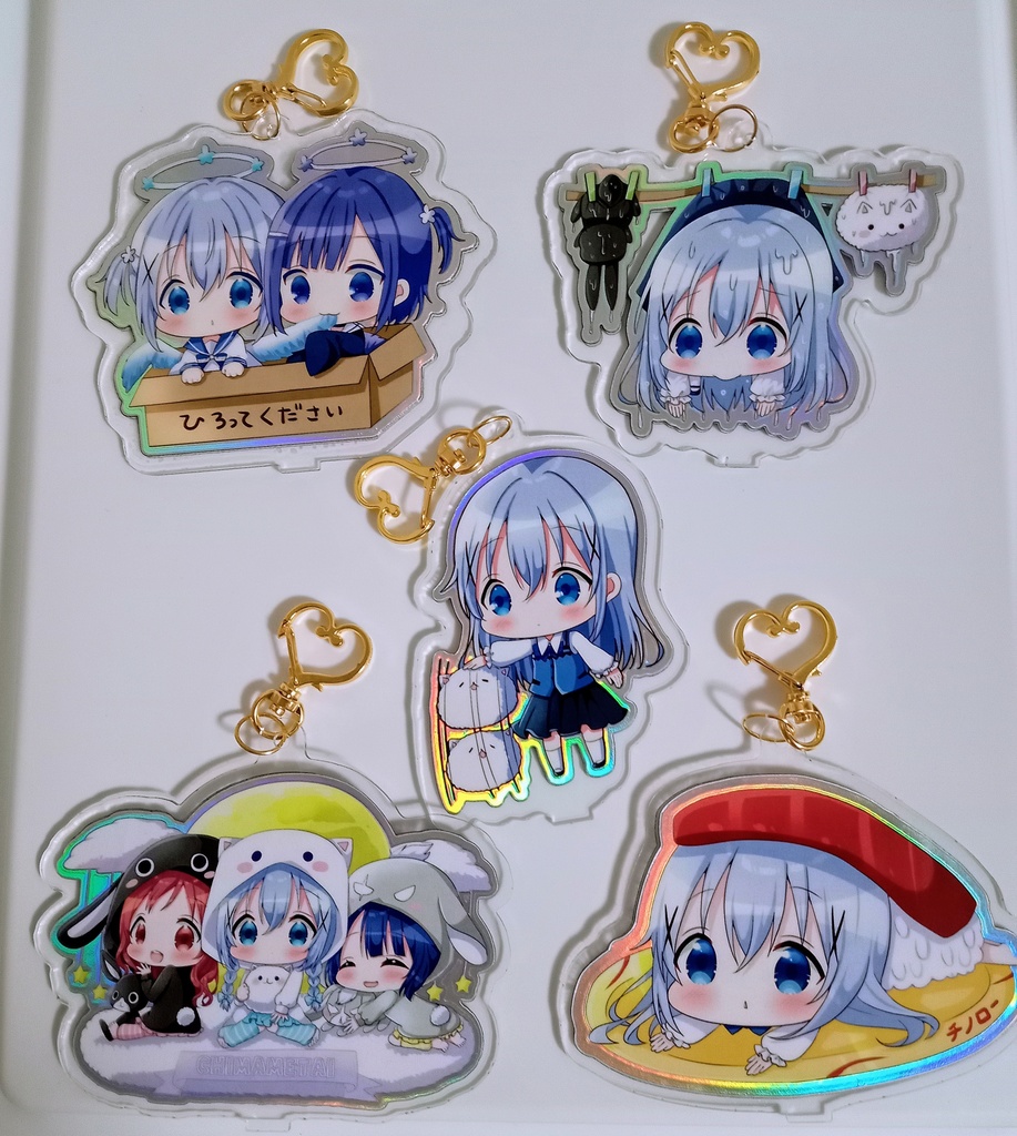 ごちうさ★ホログラムアクリルスタンドキーホルダー
