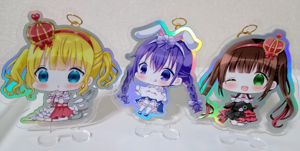 ごちうさ★ホログラムアクリルスタンドキーホルダー
