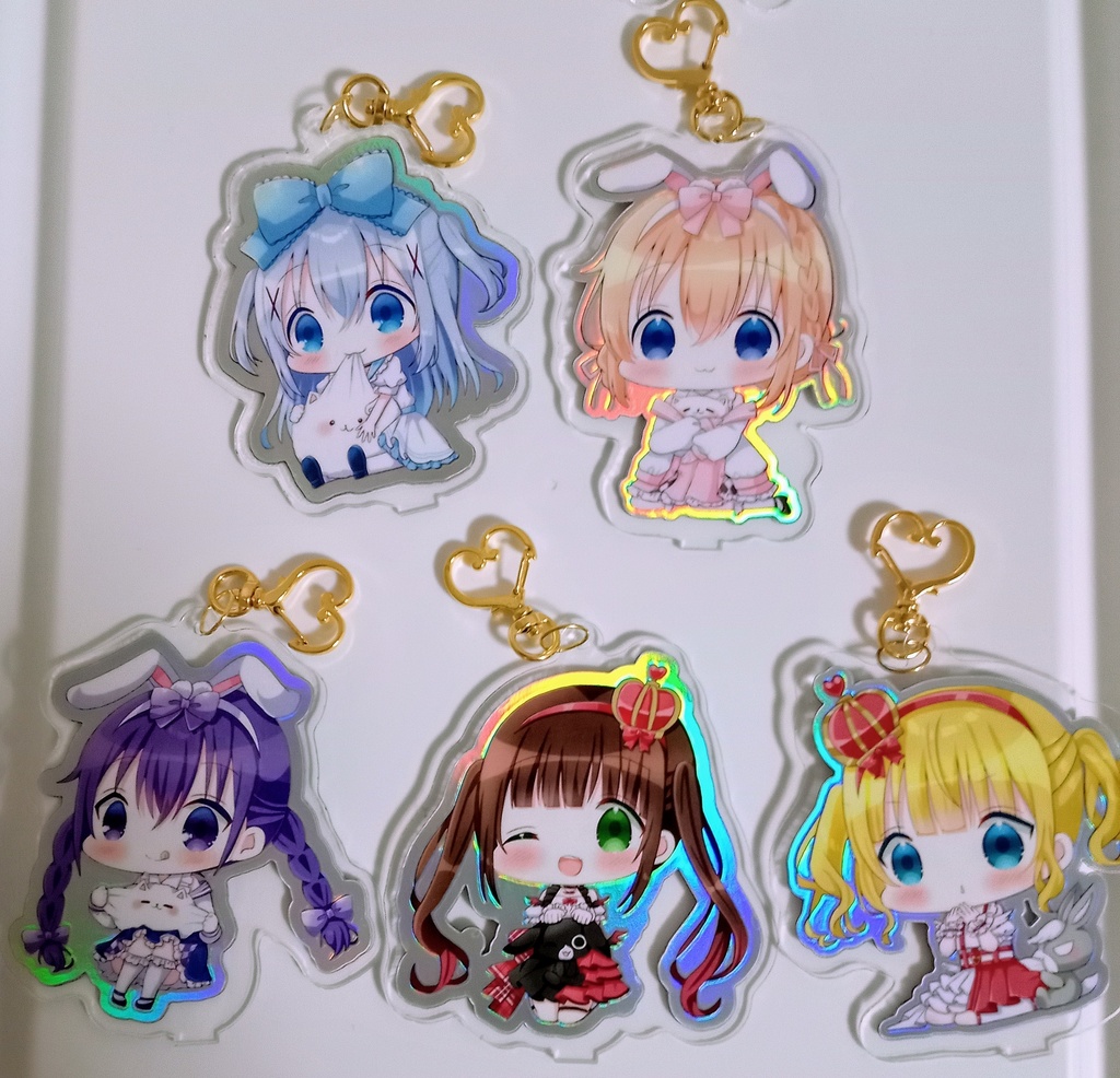 ごちうさ★ホログラムアクリルスタンドキーホルダー