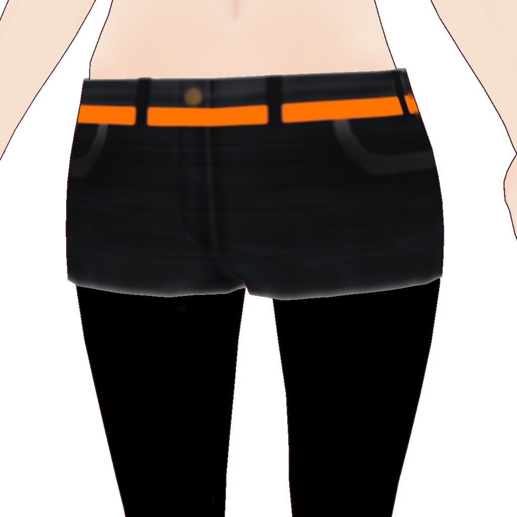 VRoid衣装テクスチャ ホットパンツ6色セット