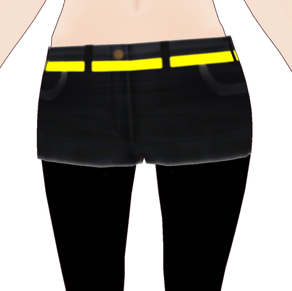 VRoid衣装テクスチャ ホットパンツ6色セット