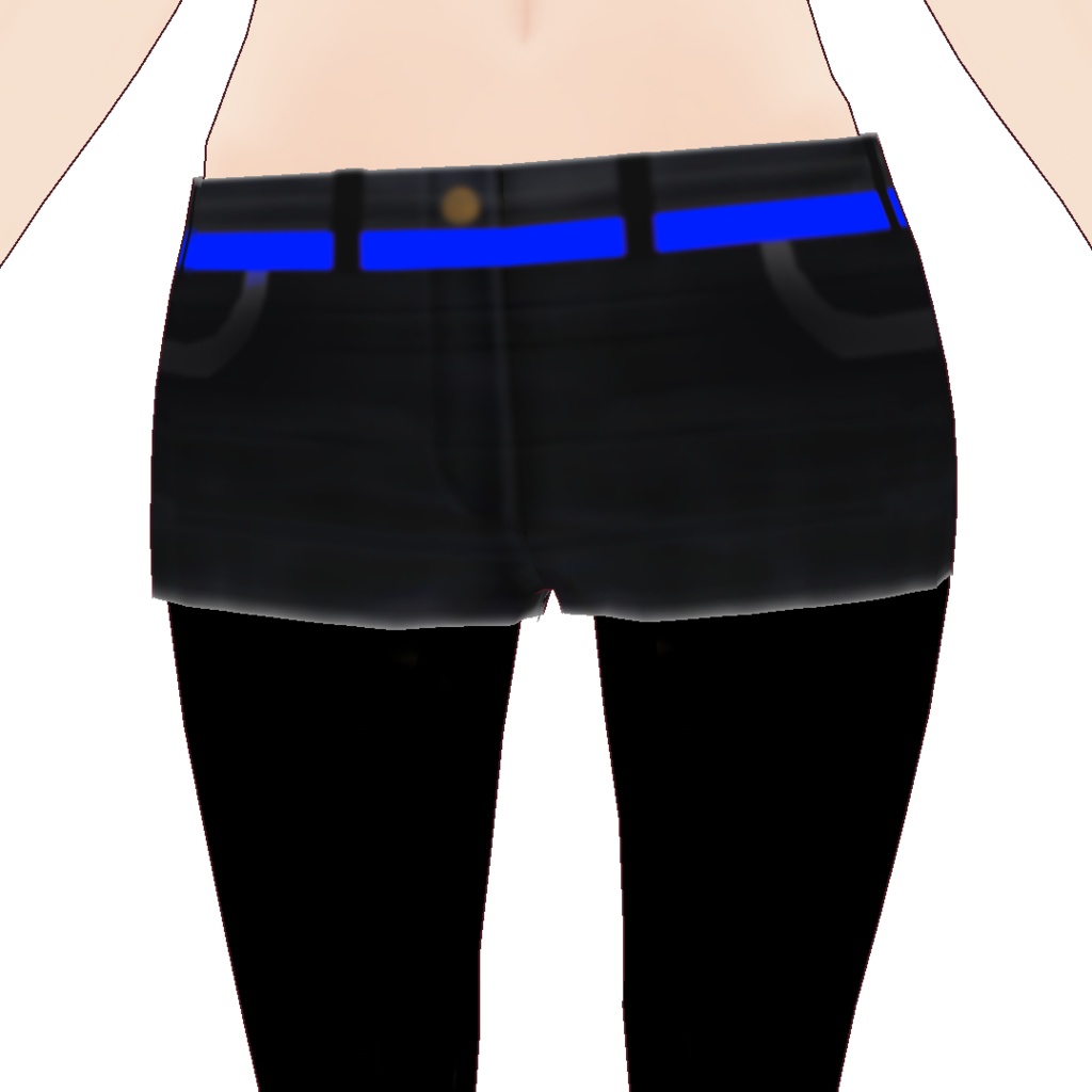 VRoid衣装テクスチャ ホットパンツ6色セット