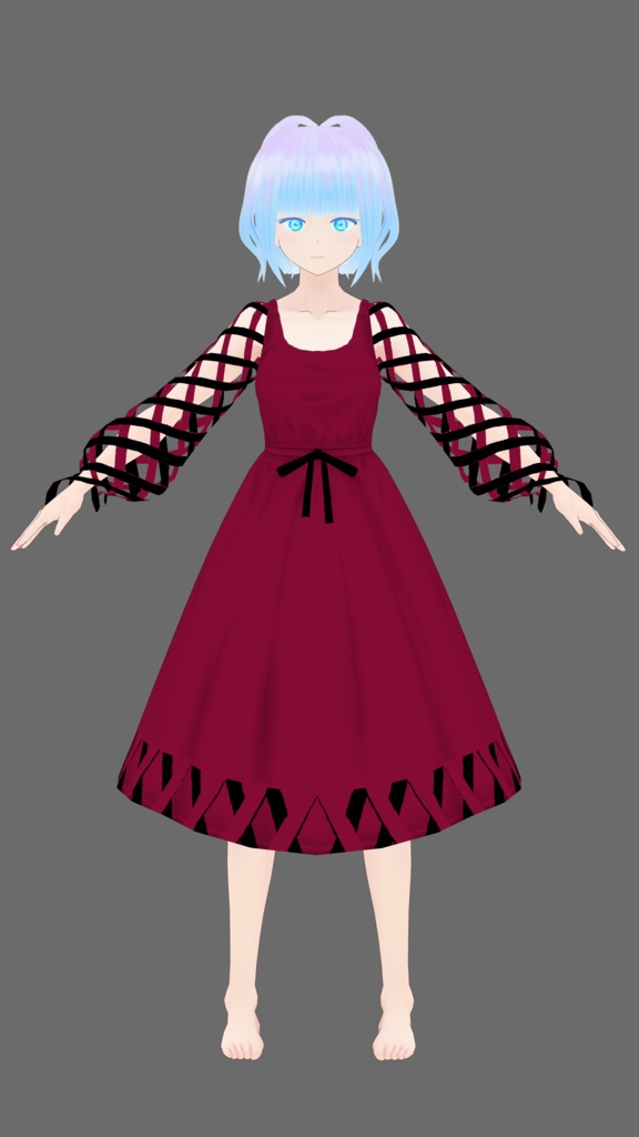 幽霊リボンワンピース