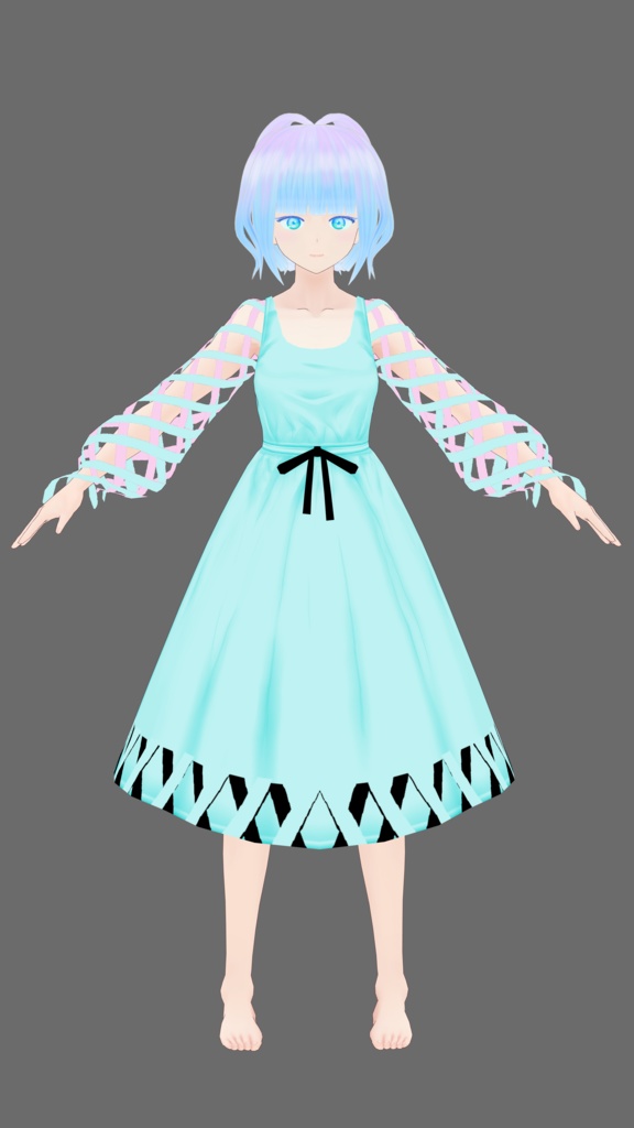 幽霊リボンワンピース