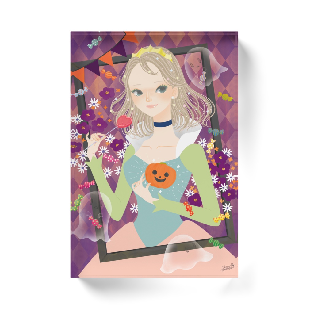 ハロウィンアクリルブロック