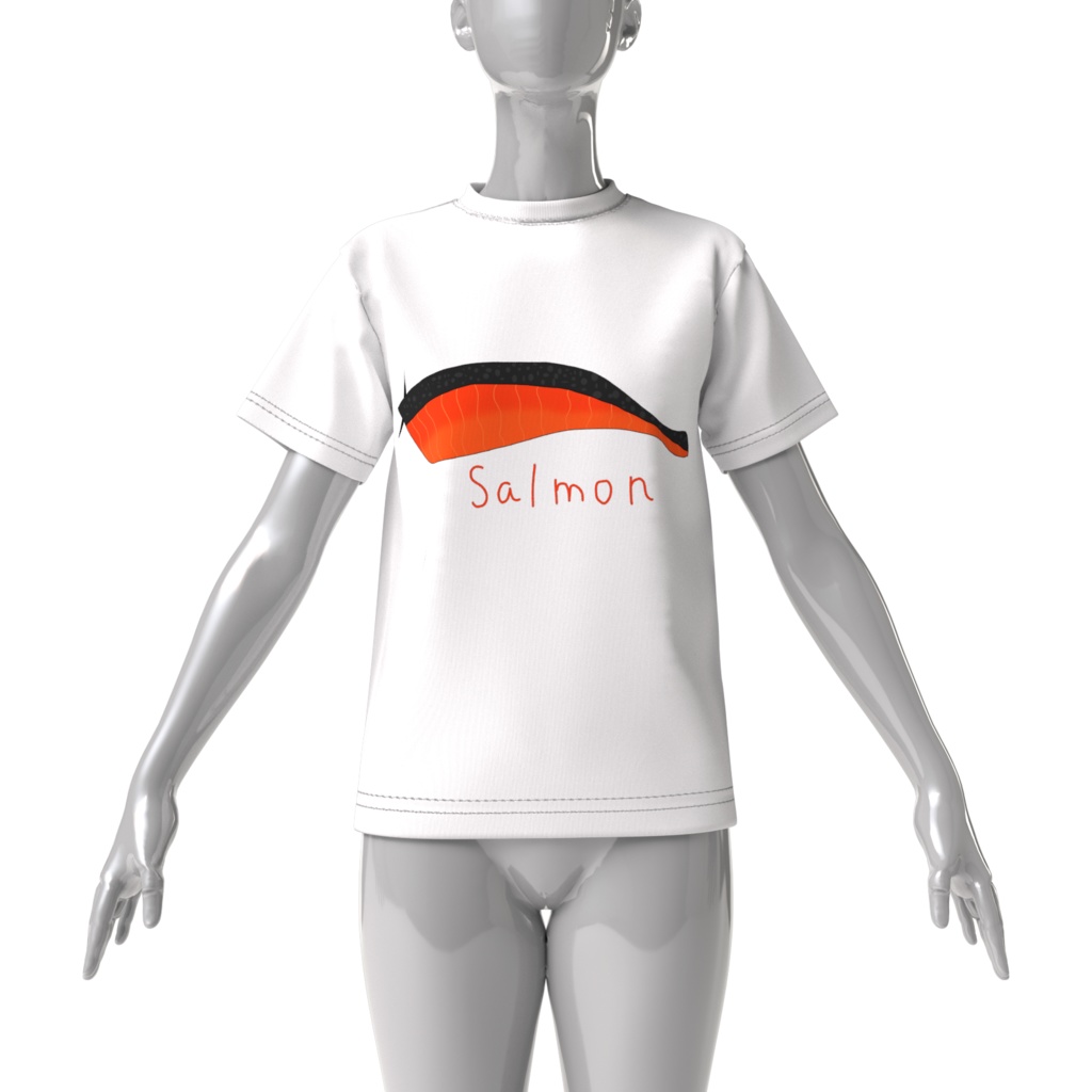 しゃけTシャツ