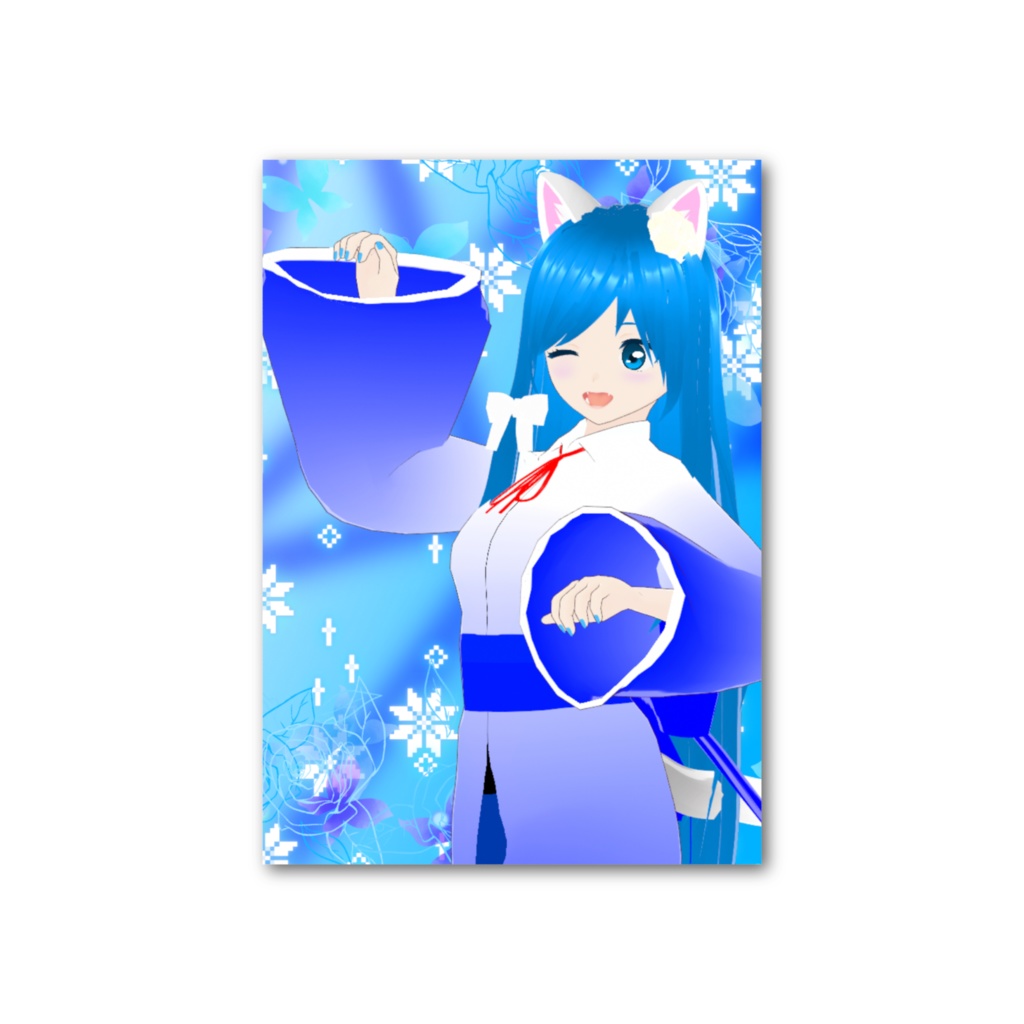 【猫星メモリーVol.1】フォト風カード