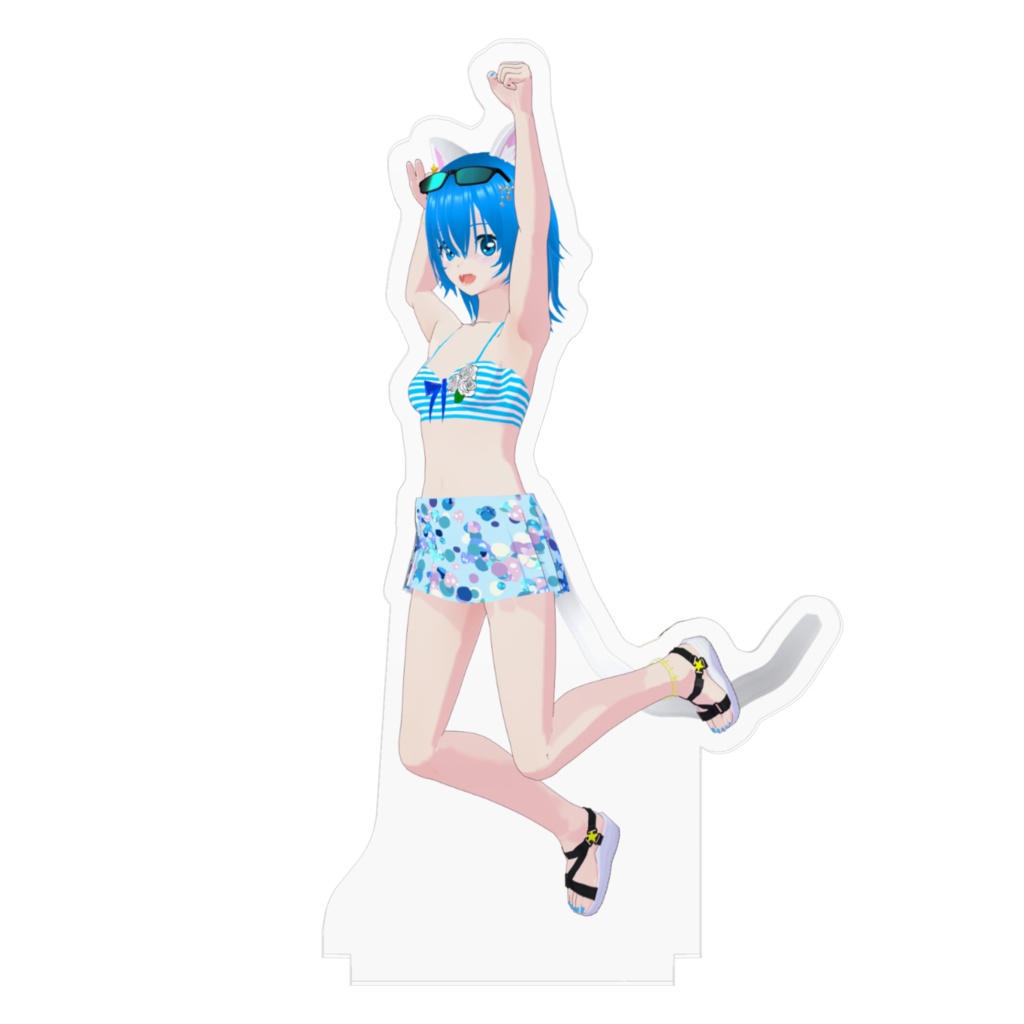 【猫星メモリーVol.4】アクリルフィギュア サングラススタイル