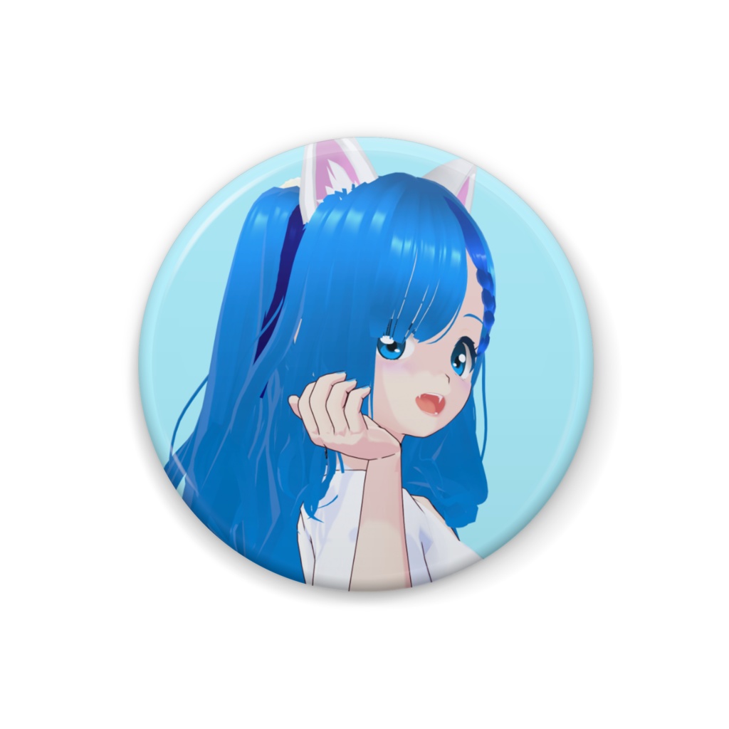 【猫星メモリーVol.3】缶バッジ 半袖スタイル
