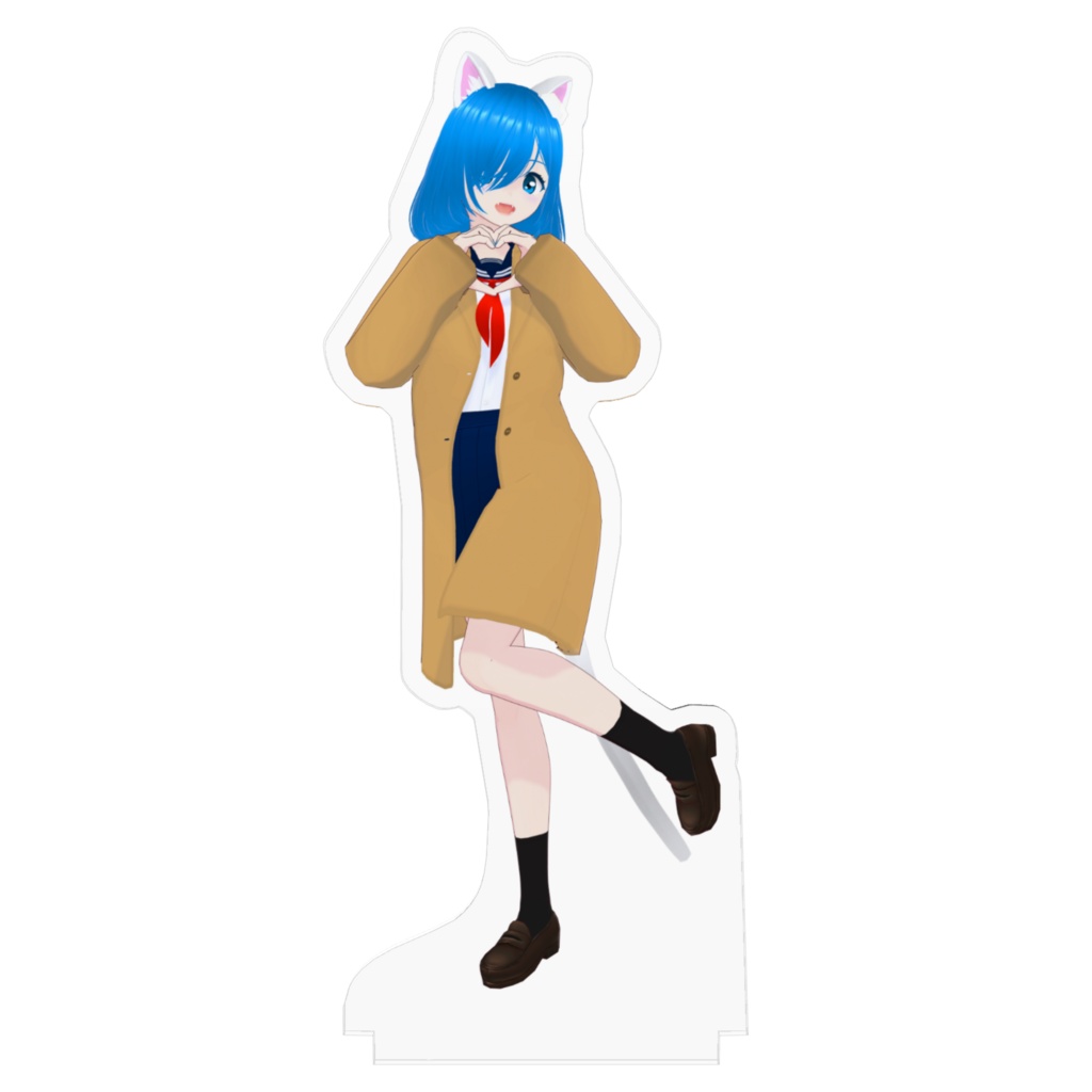 【猫星メモリーVol.5】アクリルフィギュア コートスタイル