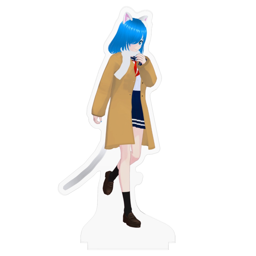 【猫星メモリーVol.5】アクリルフィギュア マフラースタイル
