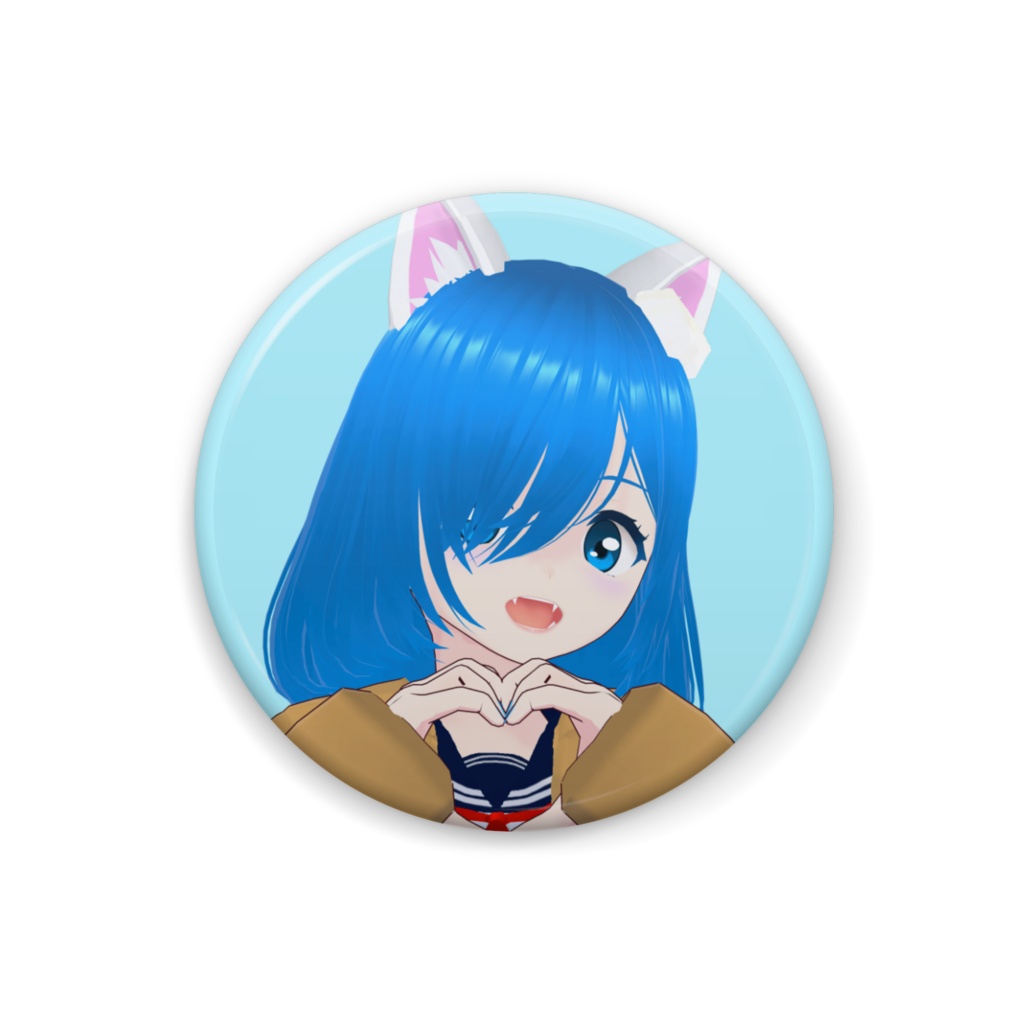 【猫星メモリーVol.5】缶バッジ コートスタイル