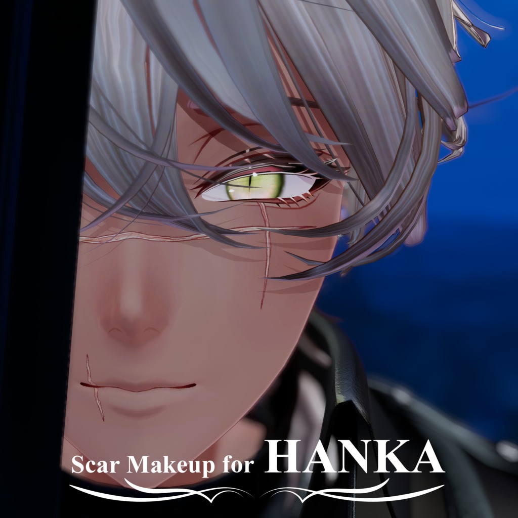 【斑霞 Hanka】Scar Makeup for Hanka