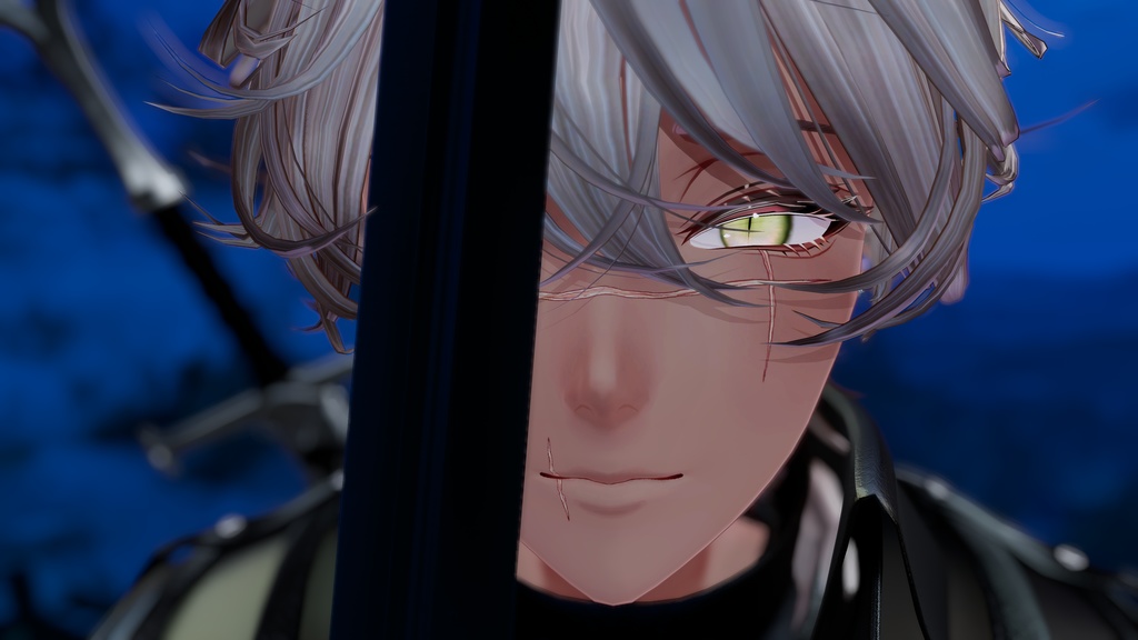 【斑霞 Hanka】Scar Makeup for Hanka