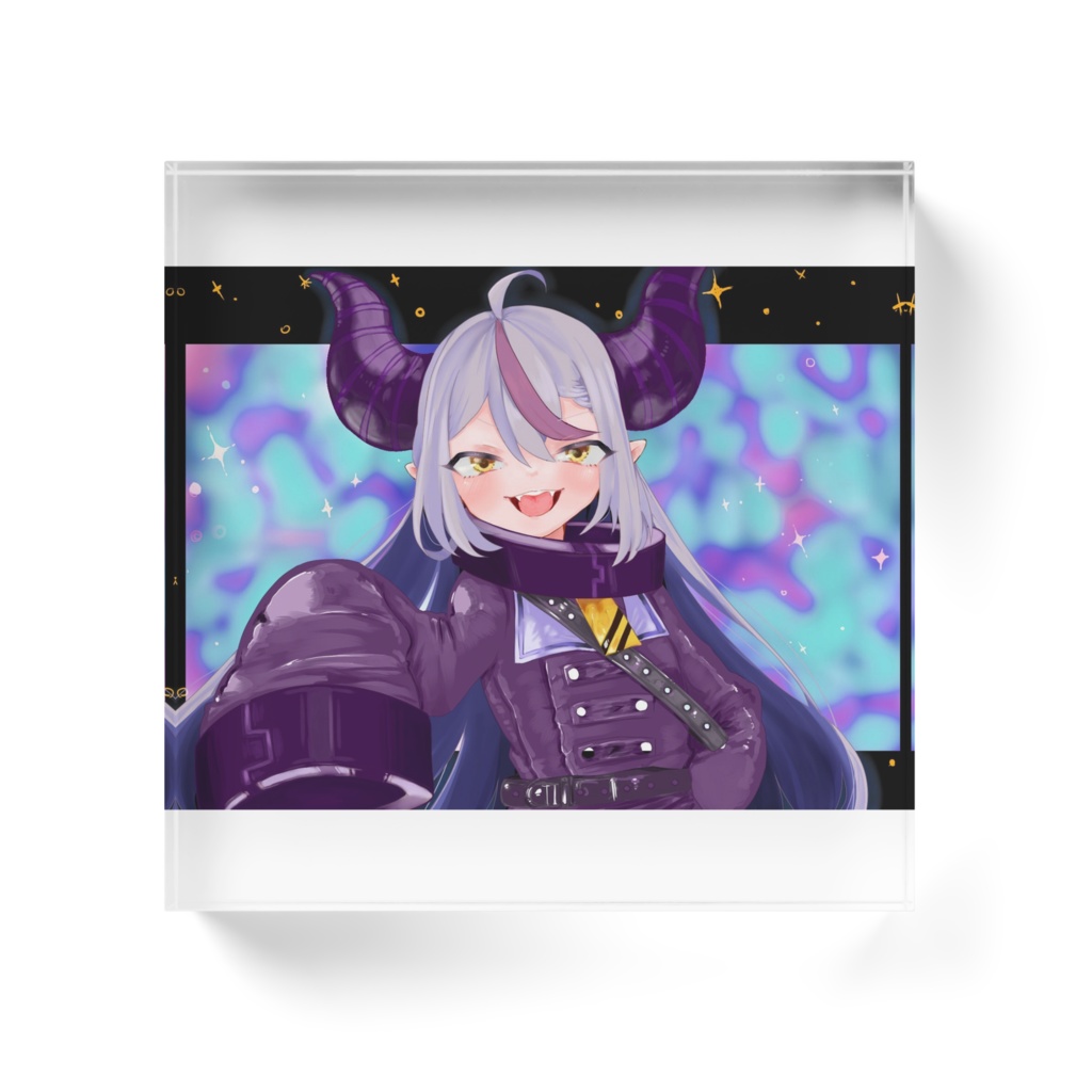 ラプ様アクリルブロック