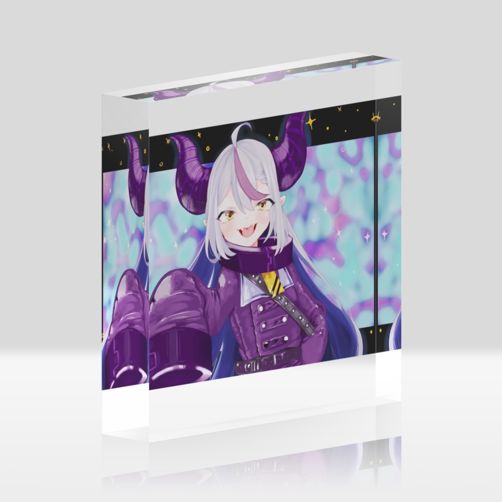 ラプ様アクリルブロック