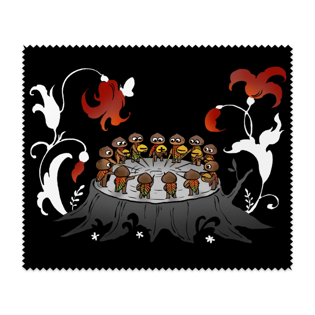 円卓の種士メガネ拭き