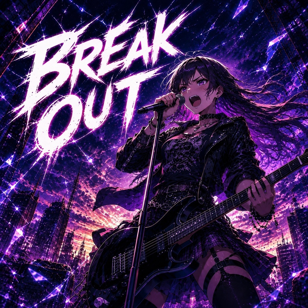 【BREAK OUT】─殻を破って未来へ走るロックアンセム【女性ボーカルJ-POP】 
